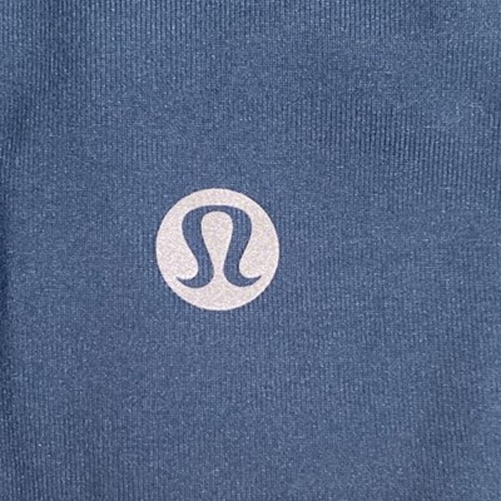 Lululemon Double Tap Bra II Size 8 Submarine Teal Black SUBM/BLk - Picture 3 of 5